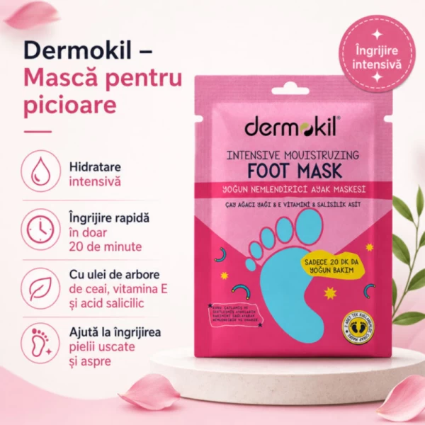 Dermokil Masca hidratanta intensiva pentru picioare 30 ml - image 2