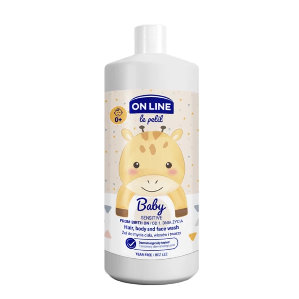 On Line Gel de dus hidratant copii 3in1 Sensitive 850ml - image 1