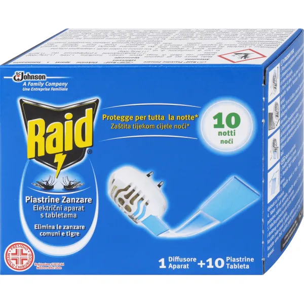 Raid Aparat electric impotriva tantarilor + 10 pastile laminate - image 1