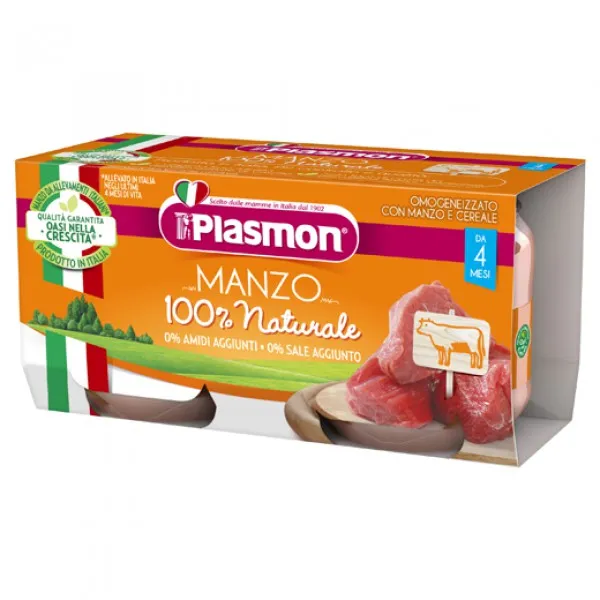 Plasmon Piure carne de vita 2x80g (6 luni) - image 1