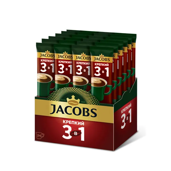 Кофе стик 3в1 Стронг Jacobs 15 г - image 3
