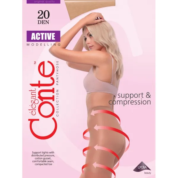 Conte colanti dame Active 20 bronz 3 - image 1