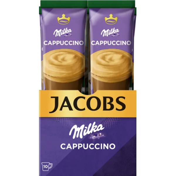 Напиток кофейный растворимый Cappuccino Milka Jacobs м/у 18г - image 3