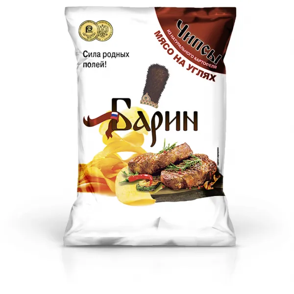 Barin Cipsuri din cartofi cu gust de Carne la gratar 70 gr. - image 1