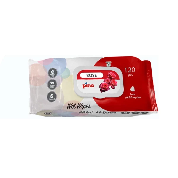 Pine Natura servetele umede Rose 120 buc - image 1