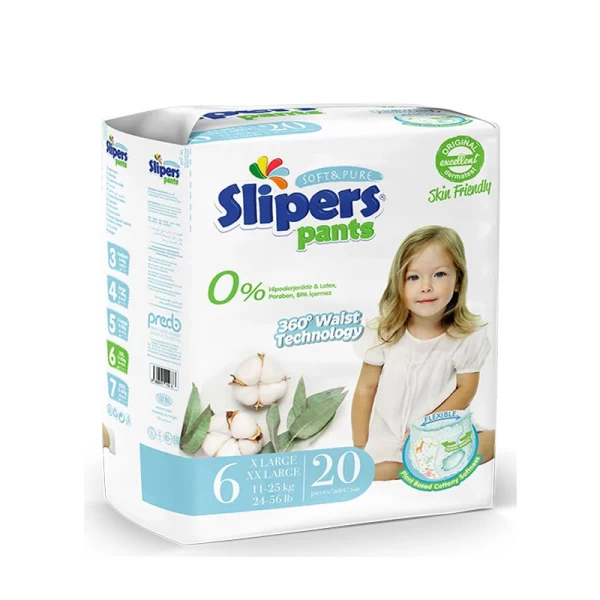 Трусики для детей Slipers Pants 6 Large 2XL (11-25 кг) 20 шт - image 1