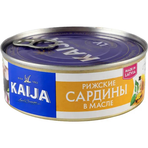 Kaija Sardine de Riga in ulei 240g - image 1