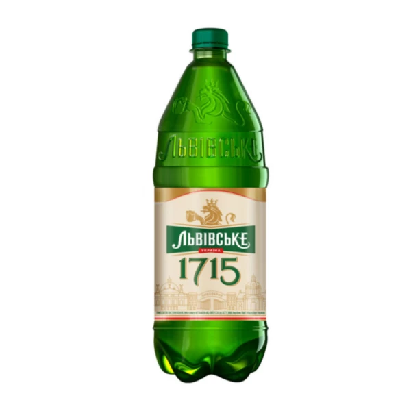 Львовское 1715 пива светлое фильтрованное 4.5% 2.25 л - image 1