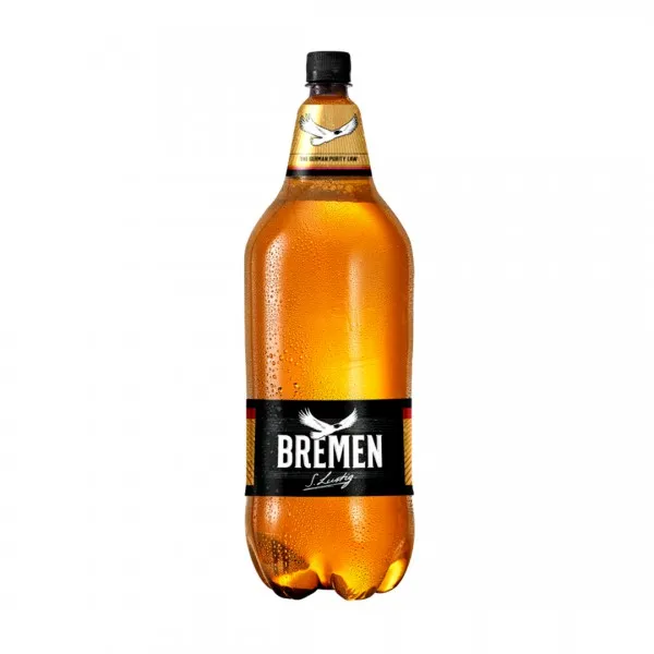 Bremen Pilsener Пиво светлое 2,2л пэт - image 1