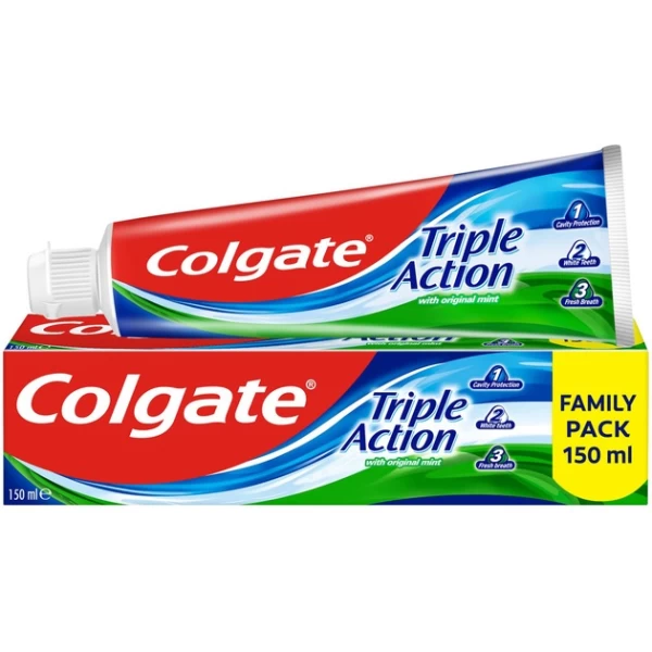 Colgate pasta de dinti Triple Action 150 ml - image 1
