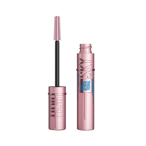 Mascara pentru volum si alungire Lash Sensational Sky High, Waterproof, 6 ml, Maybelline - image 2