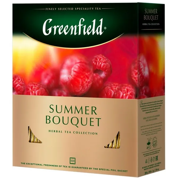 Чай Greenfield Summer Bouquet 100p х 2g - image 1
