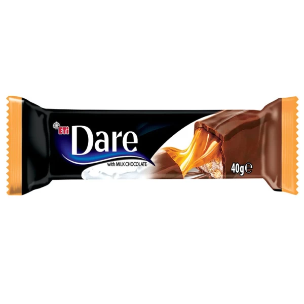 Dare Baton cu ciocolata de lapte, nuga, caramel si biscuit 40 g - image 1