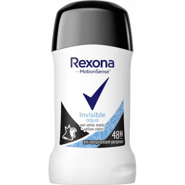 Rexona антиперспирант стик 40мл Invisible Aqua - image 1
