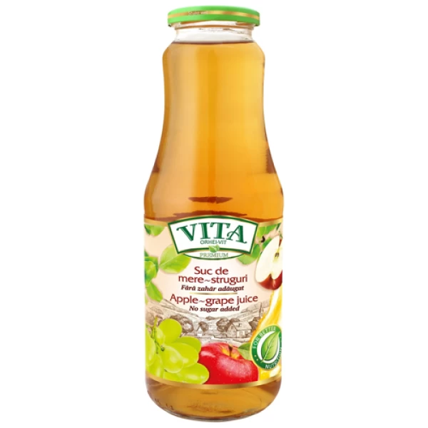 Vita Premium Suc de Mere si struguri 1 L (Sticla) - image 2