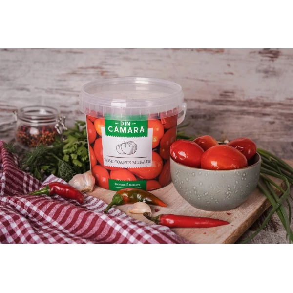 Маринованные запеченные помидоры "Din Cămară" (в ведерке) 0,5 кг - image 2