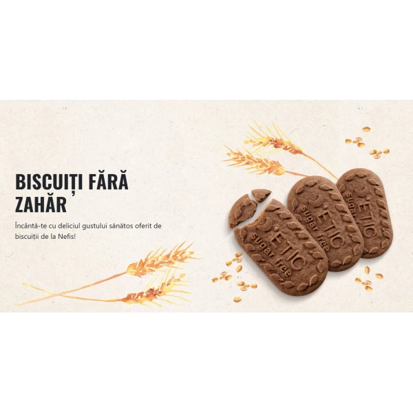 Nefis D'Etic Biscuiti fara zahar 150 g - image 2