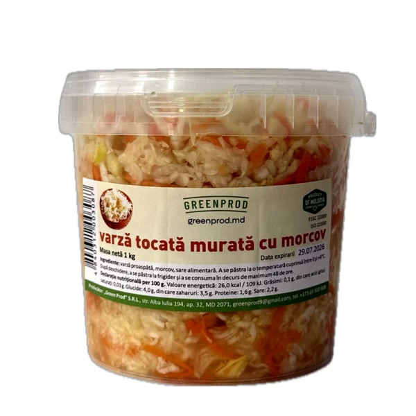 Green Prod Varza tocata murata cu morcov 1 kg - image 1