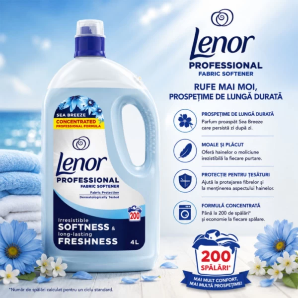 Lenor Balsam de rufe 4 L Professional Breez 200sp - image 2