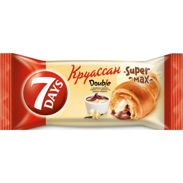 Croissant 7 Days Duble Cacao& Vanilla 110gr - image 1