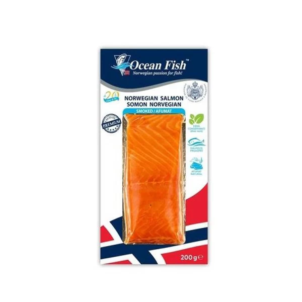Ocean Fish Филе лосося копчёное 200гр - image 1