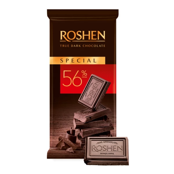 Ciocolata Roshen neagra Special 56% 85g - image 2