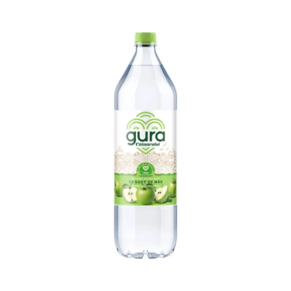 Gura Cainarului Apa minerala gazata cu aroma mar 1,5 l - image 1