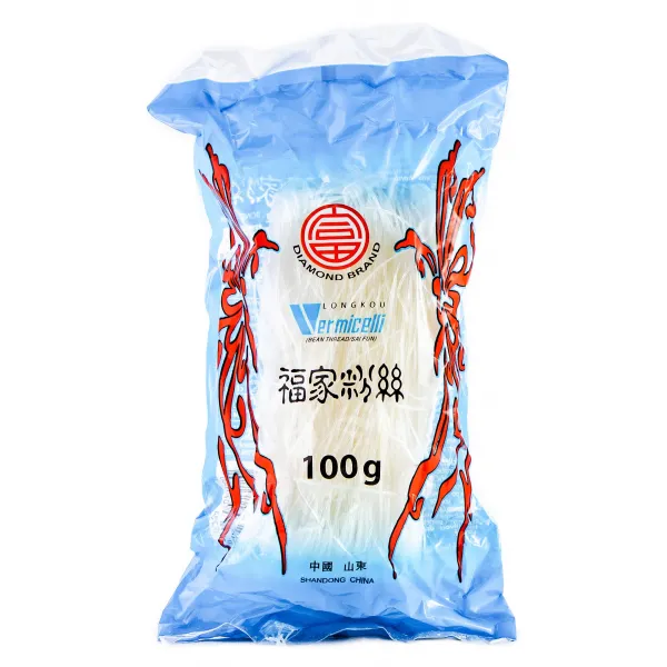 Лапша соевая стеклянная (фунчоза) Vermicelli SHUNHE Longkou 100 г - image 2