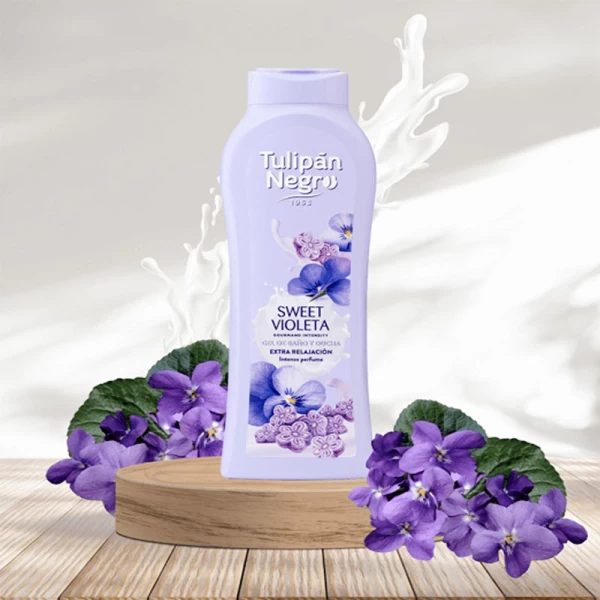 Tulipan Negro Gel de dus 650 ml Sweet Violeta - image 2