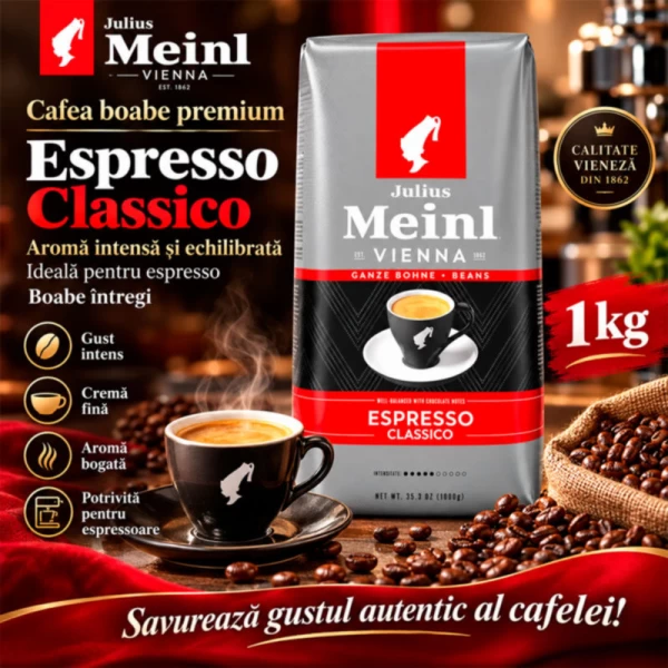 Julius Meinl Жареный кофе в зернах Espresso Classico 1000г - image 2