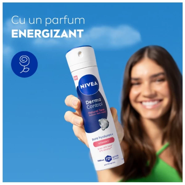 Nivea Derma Control Deodorant spray Natural Tone Fem 150 ml - image 5