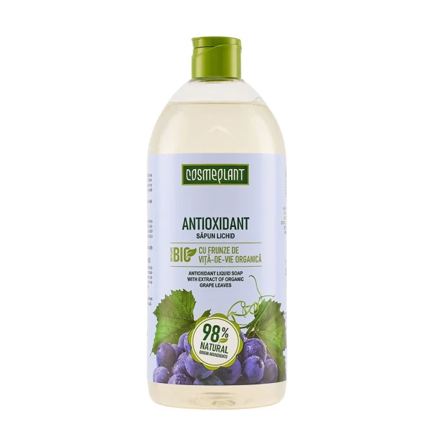 Cosmeplant Мыло жидкое Антиоксидантное Листья винограда 1000 мл - image 1