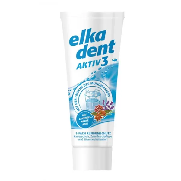 ElkaDent Pasta de dinti 75ml Aktiv - image 1