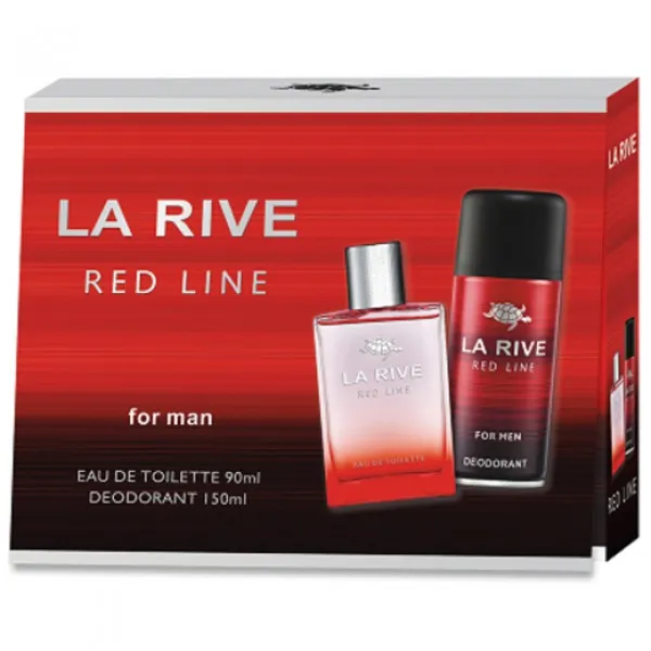Set La Rive Man Red Line (apa de toaleta90ml+deo 150cm3) - image 1