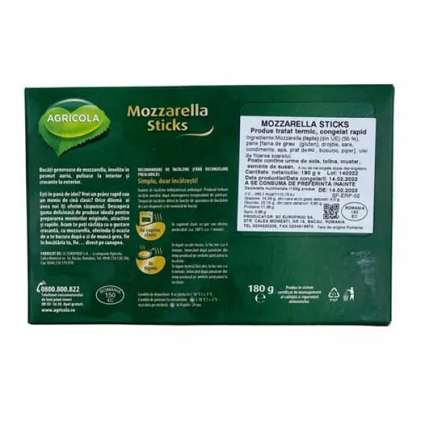 Agricola Mozzarella sticks 180g - image 3