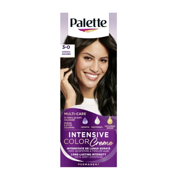 Краска для волос Palette Intensive Color Cream 3-0 Темно-каштановый 110 мл - image 2