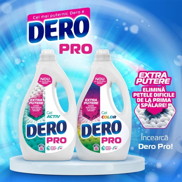 Dero Detergent de rufe lichid PRO Gel Color (36 spalari) 1.8L - image 2