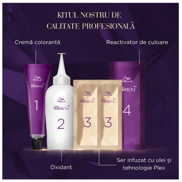 Wella Color Perfect Vopsea Blond Perlat Rece 7/18 - image 5