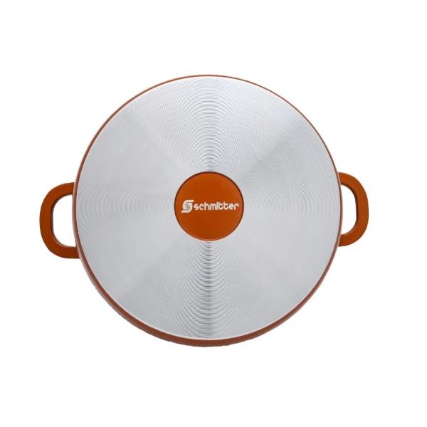 Schmitter Oala Inalta ceramic cu capac aluminiu turnat 24cm, 7L - image 3
