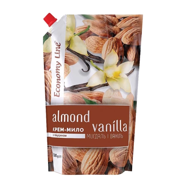 Economy Line Жидкое мыло Миндаль & Ваниль 1,5 л - image 1