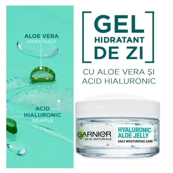 Garnier Gel Hidratant cu Acid Hialuronic si Aloe Vera 50ml - image 3