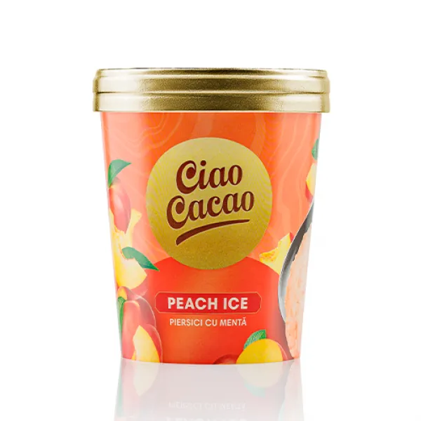 Ciao Cocoa Мороженое 300г персики с мятой - image 1