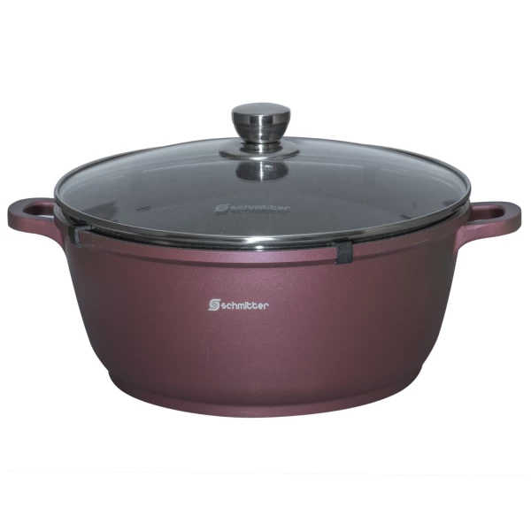 Schmitter Oala ceramica cu capac aluminiu turnat 24cm, 3.5L - image 1