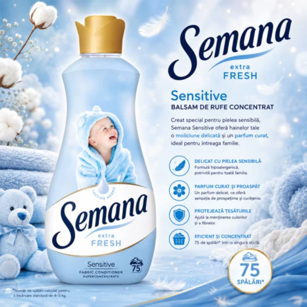 Semana Balsam de rufe 1.5L Extra Fresh Sensitive - image 2