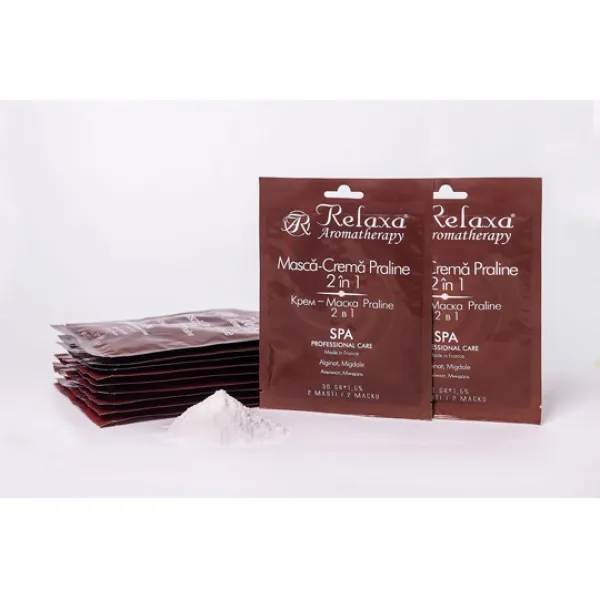 Relaxa Крем-маска Пралине 2в1 (Альгинат, Миндаль) Setalg, Франция, 30гр-2 маски - image 1