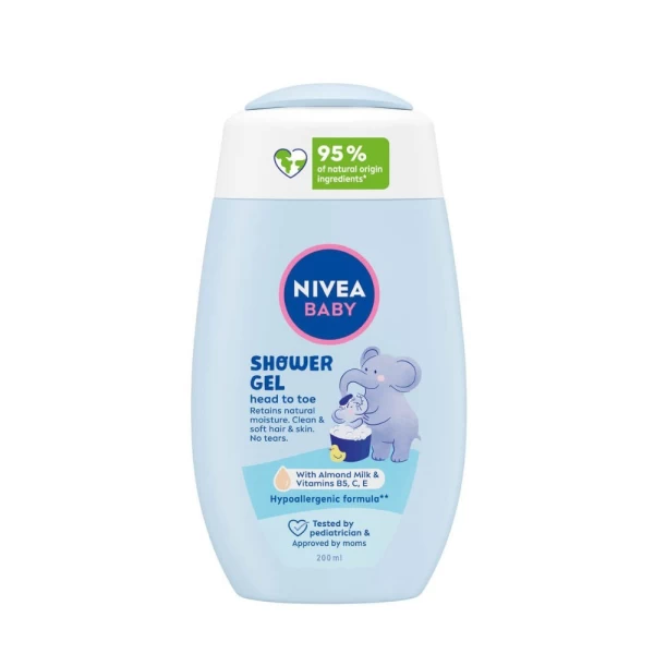 Nivea Baby Sampun & Spuma de Baie 200 ml - image 1