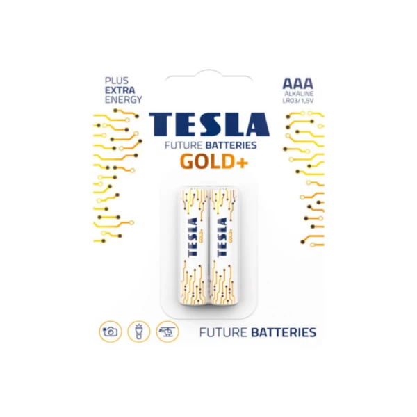 Tesla Батарейки AAA Gold+ LR03 1,5 В, 2 шт - image 1