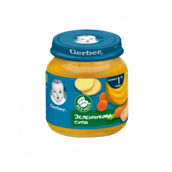Gerber Суп-пюре с овощами (6 месяцев+) 125 гр. - image 1
