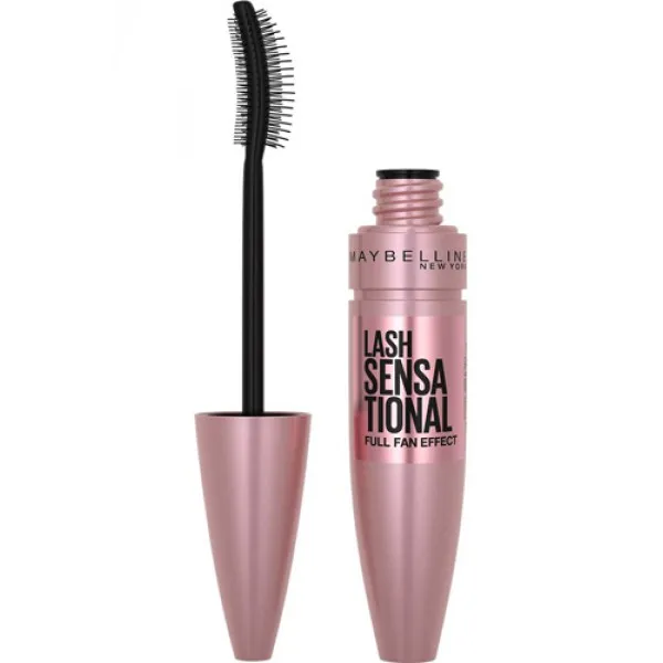 Mascara pentru volum si gene definite Lash Sensational, Very Black, 9.5 ml, Maybelline - image 1