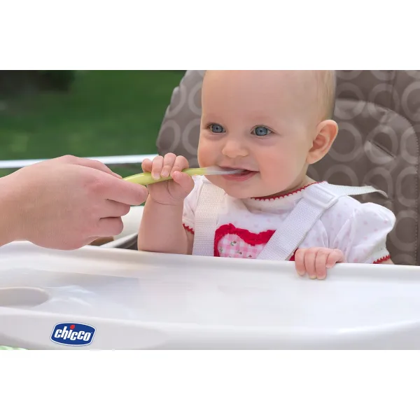 Ложка Chicco из мягкого силикона Красная (6+ мес.) - image 3